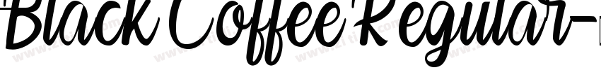 Black Coffee Regular字体转换